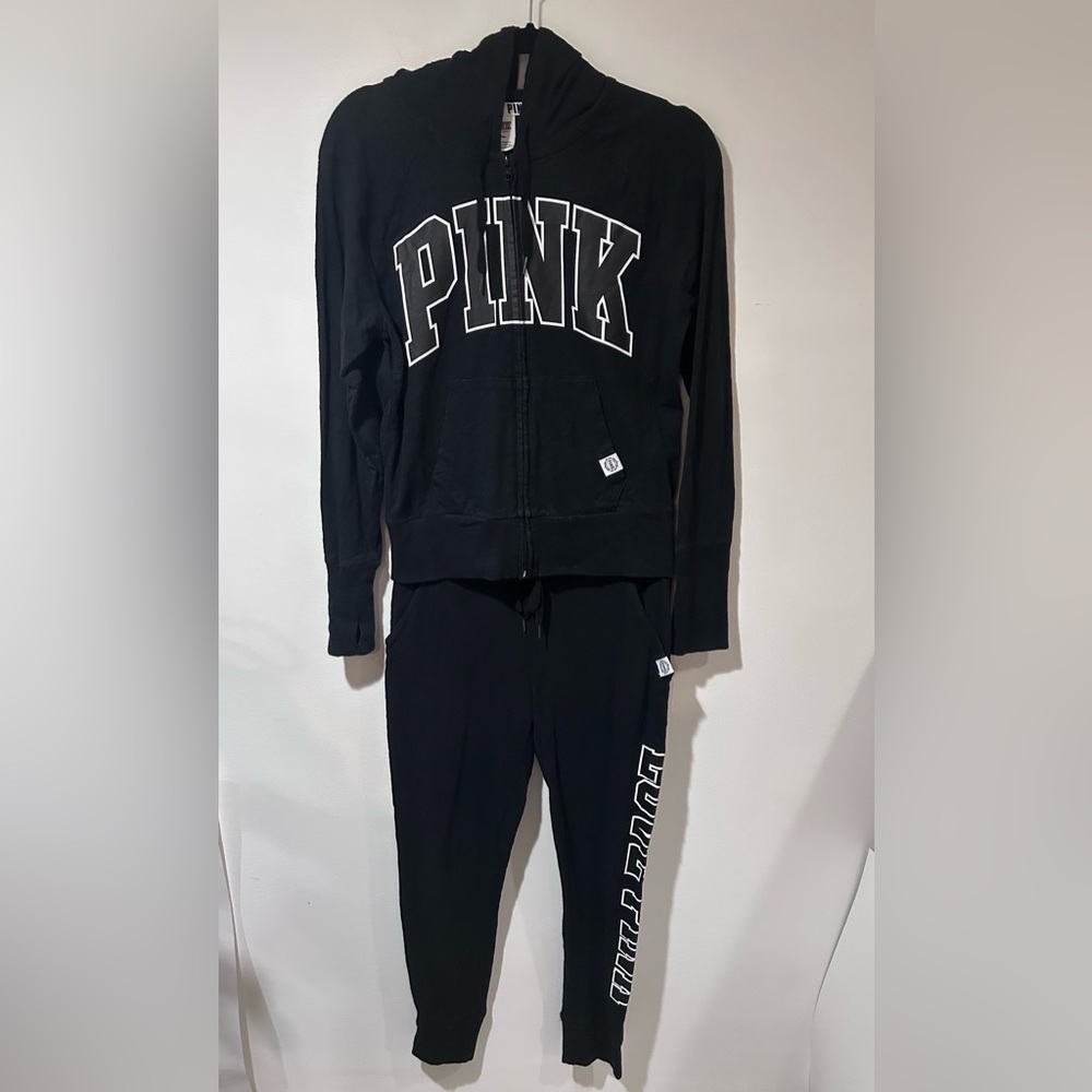 PINK Victoria's Secret Black Sweatsuit